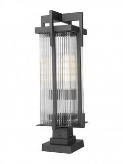 2 Light Outdoor Pier Mounted Fixture (276|5031PHBS-SQPM-BK)
