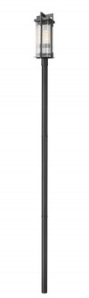 2 Light Outdoor Post Mounted Fixture (276|5031PHBR-5009P120-BK)