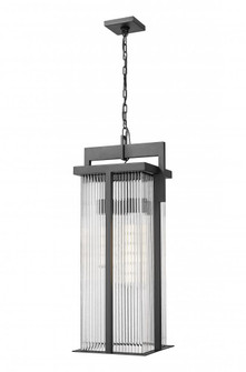 3 Light Outdoor Chain Mount Ceiling Fixture (276|5031CHXL-BK)