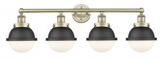 Edison - 4 Light - 34 inch - Antique Brass - Bath Vanity Light (3442|616-4W-AB-HFS-61-BK)