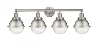 Hampden - 4 Light - 34 inch - Brushed Satin Nickel - Bath Vanity Light (3442|616-4W-SN-HFS-64-SN)