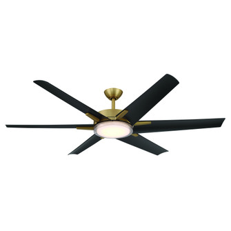 Deco 65 3CCT LED Indoor/Outdoor Ceiling Fan (39|F866L-HBR/CL)
