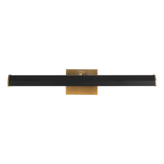 Gemma 21-in Vintage Brass and Matte Black Dimmable LED Wall/Picture Light (7713|PL339721VBMB)