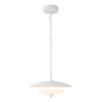 Prescott 16-in Antique White Dimmable LED Pendant with Opal Matte Glass (7713|PD315015AWOP)