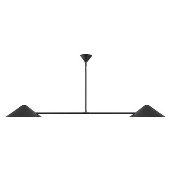 Ashford 58-in Matte Black Linear Pendant (7713|LP636158MB)