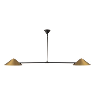 Ashford 58-in Brushed Gold Linear Pendant (7713|LP636158BG)