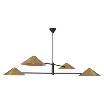 Ashford 58-in Brushed Gold Chandelier (7713|CH636258BG)