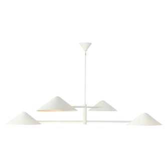 Ashford 58-in Antique White Chandelier (7713|CH636258AW)