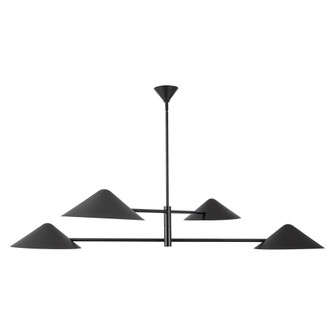 Ashford 58-in Matte Black Chandelier (7713|CH636258MB)