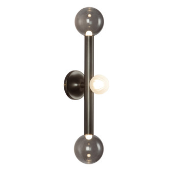 Reese 23-in Urban Bronze Dimmable LED Vanity Light with Smoked Glass (461|WS32823-UB/SM)
