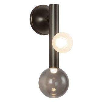 Reese 14-in Urban Bronze Dimmable LED Wall Sconce with Smoked Glass (461|WS32814-UB/SM)