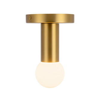 Calla 5-in Brushed Gold Dimmable LED Flush Mount (461|SF26608-BG)