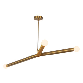 Calla 52-in Brushed Gold Dimmable LED Chandelier (461|CH26653-BG)