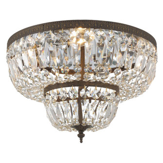 Waltham 18'' Clear Hand Cut English Bronze Flush Mount (205|718-EB-CL-MWP)
