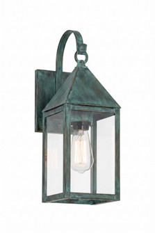 Ashford - 1 Light - 17 inch - Verde Green - Solid Brass - Off  the Wall - Sconce (3442|9521P-VG-CL)
