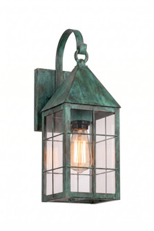 Ashford - 1 Light - 17 inch - Verde Green - Solid Brass - Off  the Wall - Sconce (3442|9521P-H-VG-CL)
