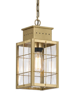 BRASS TRADITIONS - Norfield - 1 Light - 13 inch - Antique Brass - Solid Brass - Pendant (3442|9422-H-AB-CL)
