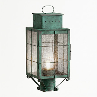 BRASS TRADITIONS - Norfield - 1 Light - 18 inch - Verde Green - Solid Brass - Post Lantern (3442|9420-H-VG-SDY-C)