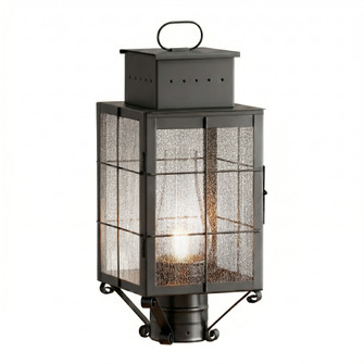 Norfield - 1 Light - 18 inch - Gunmetal - Solid Brass - Post Lantern (3442|9420-H-GM-SDY-C)
