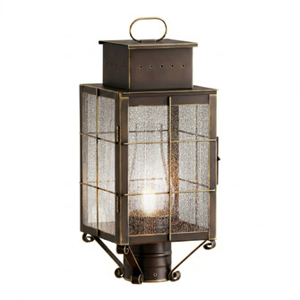 Norfield - 1 Light - 18 inch - Bronze - Solid Brass - Post Lantern (3442|9420-H-BZ-SDY-C)