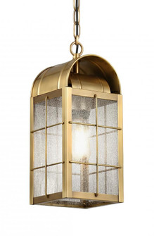 Durham - 1 Light - 13 inch - Antique Brass - Solid Brass - Pendant (3442|9122-H-AB-SDY)