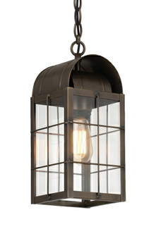 BRASS TRADITIONS - Durham - 1 Light - 13 inch - Dark Brass - Solid Brass - Pendant (3442|9122-H-DB-CL)