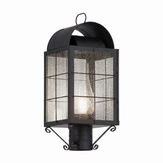 Durham - 1 Light - 18 inch - Matte Black - Solid Brass - Post Lantern (3442|9120-H-BK-SDY-C)