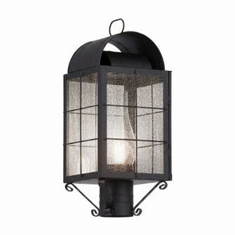 Durham - 1 Light - 18 inch - Matte Black - Solid Brass - Post Lantern (3442|9120-H-BK-SDY-C)