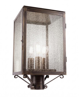 Westbrook - 3 Light - 18 inch - Dark Brass - Solid Brass - Post Lantern (3442|94510-DB-SDY)