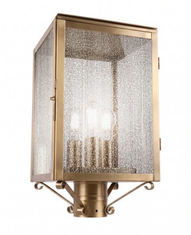 BRASS TRADITIONS - Westbrook - 3 Light - 18 inch - Antique Brass - Solid Brass - Post Lantern (3442|94510-AB-SDY)