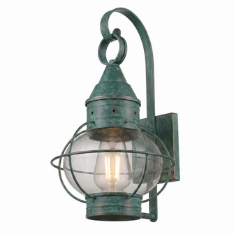 Ellington - 1 Light - 17 inch - Verde Green - Solid Brass - Sconce (3442|9621-VG-CL)