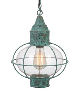 BRASS TRADITIONS - Ellington - 1 Light - 19 inch - Verde Green - Solid Brass - Pendant (3442|9612-VG-CL)
