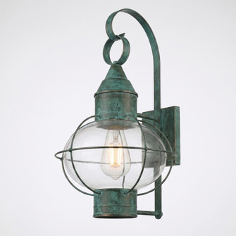 Ellington - 1 Light - 21 inch - Verde Green - Solid Brass - Sconce (3442|9611-VG-CL)