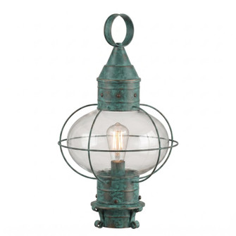 Ellington - 1 Light - 21 inch - Verde Green - Solid Brass - Post Lantern (3442|9610-VG-CL)