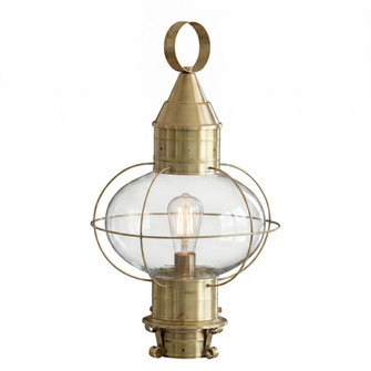 Ellington - 1 Light - 21 inch - Antique Brass - Solid Brass - Post Lantern (3442|9610-AB-CL)