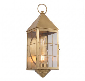 BRASS TRADITIONS - Ashford - 1 Light - 23 inch - Antique Brass - Solid Brass - Sconce (3442|9561-H-AB-CL-C)