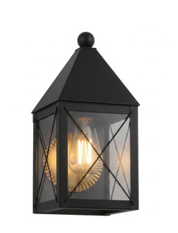 Ashford - 1 Light - 11 inch - Matte Black - Solid Brass - Sconce (3442|9531-X-BK-CL)