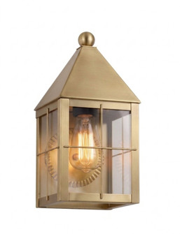 BRASS TRADITIONS - Ashford - 1 Light - 11 inch - Antique Brass - Solid Brass - Sconce (3442|9531-H-AB-CL)