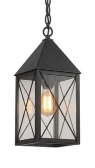 Ashford - 1 Light - 14 inch - Matte Black - Solid Brass - Pendant (3442|9522-X-BK-CL)