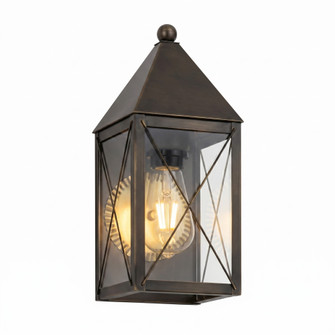 BRASS TRADITIONS - Ashford - 1 Light - 14 inch - Dark Brass - Solid Brass - Sconce (3442|9521-X-DB-CL)