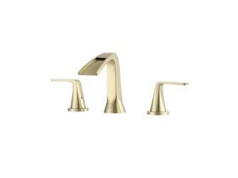 Koda Widespread Double Handle Bathroom Faucet in Brushed Gold (758|FAV-1115BGD)