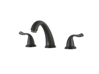 Jones Widespread Double Handle Bathroom Faucet in Matte Black (758|FAV-1113MBK)