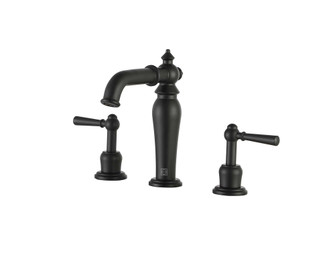 Xander Widespread Double Handle Bathroom Faucet in Matte Black (758|FAV-1111MBK)