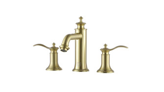 Walter Widespread Double Handle Bathroom Faucet in Brushed Gold (758|FAV-1110BGD)