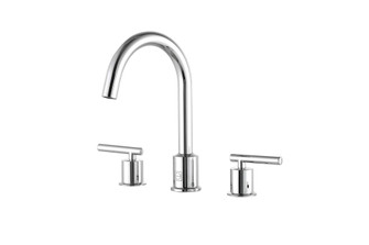 Harold Widespread Double Handle Bathroom Faucet in Chrome (758|FAV-1107PCH)