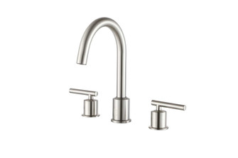 Harold Widespread Double Handle Bathroom Faucet in Brushed Nickel (758|FAV-1107BNK)