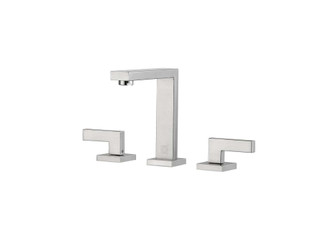 Santana Widespread Double Handle Bathroom Faucet in Brushed Nickel (758|FAV-1102BNK)