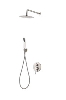 Rowen Complete Shower Faucet System with Rough-in Valve in Brushed Nickel (758|FAS-9006BNK)