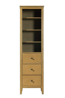 20 Inch Open Shelving Bath Storage Cabinet in Honey Teak (758|SC296B20HT)