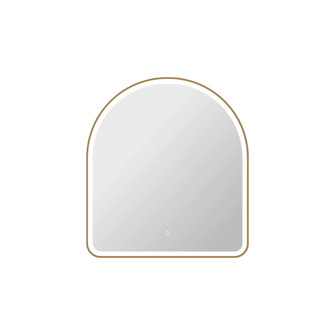 42 Inch Arch LED Front and Backlit Wall Mirror in Satin Gold (758|MRE6D3642SG)